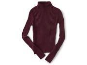 Aeropostale Womens Ribbed Turtleneck Knit Sweater 607 L