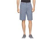 Calvin Klein Mens Plaid Casual Walking Shorts brightindigo 33