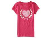Aeropostale Girls Laurel Heart Graphic T Shirt 643 L