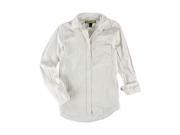 Aeropostale Womens Striped Pocket Button Up Shirt 047 XS