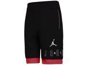 Jordan Boys Layered Logo Athletic Sweat Shorts black 4