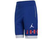 Jordan Boys Layered Logo Athletic Sweat Shorts deeprblue 5