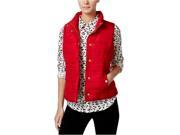 Charter Club Womens Casual Quilted Vest newredamore 2XL
