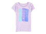 Aeropostale Girls New York City Glitter Graphic T Shirt 526 S