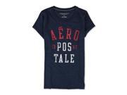 Aeropostale Womens Stacked Logo Graphic T Shirt 404 M