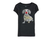 Aeropostale Girls Circus Dog Graphic T Shirt 001 XL