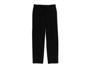 Ralph Lauren Mens Flat Front Casual Corduroy Pants black 36x29