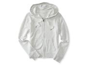 Aeropostale Womens Solid Fleece Hoodie Sweatshirt 041 XS