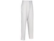 Greg Norman Mens 5 Iron Flat Front Casual Trousers whitefog 36x30