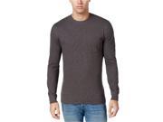 Club Room Mens LS Pocket Basic T Shirt charcoalhtr 2XL