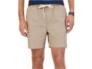 UPC 731516006278 product image for Nautica Mens Elastic Drawstring Casual Walking Shorts truekhaki S | upcitemdb.com