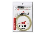 Umpqua Fly Fishing Trout Taper 3 Pack 7.5 6X Leader