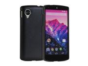 GMYLE R Metallic Black Slim Fit Snap On Protective Hard Shell Back Case for Google Nexus 5 D820 D821