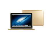 Hard Case Metallic Color for 13 Retina MacBook Pro Metallic Champagne Gold Frosted Hard Case Cover Black bottom case