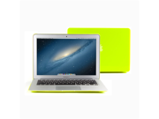 2 in 1 Neon Yellow Frosted Coated Hard Snap On Case Cover for 13.3 inches Macbook Air Transparent Keyboard Cover