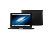 Metallic Black Metallic Painting Coated Hard Shell Snap On Case Skin Cover forMacBook Pro 13 inch with Retina display