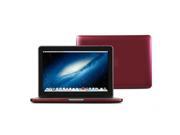 GMYLE R Metallic Maroon Red Metallic Painting Coated Hard Shell Clip Snap On Case Skin Cover forMacBook Pro 13 Retina