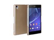 Hard Case Metallic Color for Sony Xperia Z2 Sirius Metallic Champagne Gold Snap On Protective Hard Shell Back Case