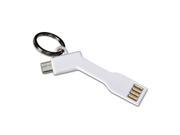 USB Adapter Key Chain Micro USB Key Ring Data Sync and Charging Cable for Smart phones and Tablets