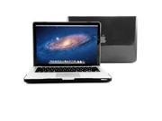 GMYLE Black Clear Crystal Coating See through Hard Shell Case Cover Perfect fit for 13 inch Macbook Pro