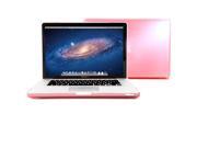 GMYLE Pink Clear Crystal See through Hard Shell Case Cover Perfect fit for 15 inch Macbook Pro