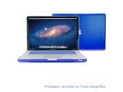 GMYLE Blue Ruberized Coating See through Hard Shell Case Cover Perfect fit for 13 inch Macbook Pro
