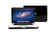 GMYLE Black Clear Crystal See through Hard Shell Case Cover Perfect fit for 15 inch Macbook Pro