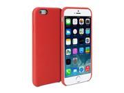 GMYLE Cover Case Leather Genuine Leather Case for iPhone 6 6s Red