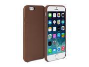 GMYLE Cover Case Leather Genuine Leather for iPhone 6 6s Brown