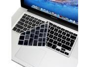 Black German version Silicon Keyboard Cover for 13 Macbook Air 13 MacBook Retina Pro EU model