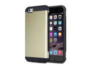 GMYLE Armor Hybrid Case Tough for iPhone 6 4.7 inch Metallic Champagne Gold