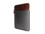 GMYLE Sleeve Felt Zip for MacBook Air Pro Retina 13 inch Dark Grey Brown Bag