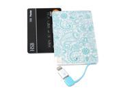 GMYLE Power Bank Ultra Thin Wallet Sized USB External Battery Charge Paisley