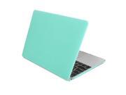 GMYLE Hard Case Candy Frosted for The New Macbook 12 inch with Retina Display Turquoise blue Rubberised Hard Case