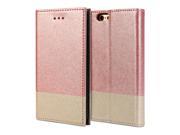 iPhone 6 4.7 Display Case GMYLE Wallet Case Clip Pink Champagne Gold PU Leather Slim Protective Folio Wallet Sta