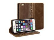 iPhone 6S Case GMYLE Book Case Vintage for iPhone 6S Brown