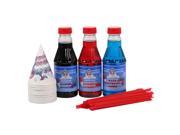 3 Flavor Party Pack Snow Cone Shaved Ice Syrup Pint Great Northern Popcorn