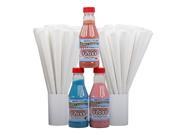 Flufftastic 3 Flavor Party Pack Premium Cotton Candy Floss w 50 Cones Pint