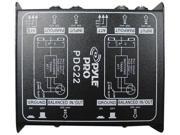 Pyle Pro Dual Passive Direct Box PDC22 Pyle Pro Dual Passive Direct Box PDC22