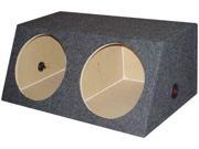 Qpower QSMBASS10 Empty Woofer Box 2 10 AngLED Style Smallbass10