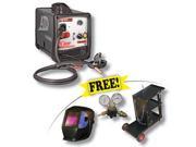 ATD Tools 3175P 175 Amp MIG FLUX Core Welder Kit w FREE Helmet Regulator Cart