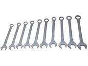 ATD Tools 1010 12 Point SAE Jumbo Raised Panel Combination Wrench Set 10Pc