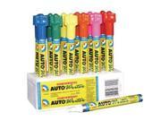 U. S. Chemical Plastics 37003 Auto Writer Markers Yellow Pen Size