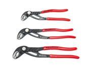 Gearwrench 82118 3 Piece Push Button Tongue And Groove Plier Set 8 10 12