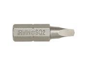 Irwin 92207 3 Square Recess Insert Bit 1pc Design