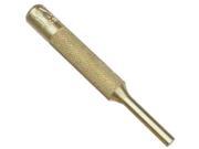 Mayhew Tools 25703 Brass Pin Punch 1 8 x 4 Long Knurled Finish