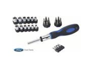 Ford Tools FHTC0051S2 34 Piece Ratchet Screwdriver Set SAE And Metric