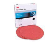 3M 1191 Red Abrasive Hookit Disc 6 in P500 50 discs per box