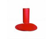 3M 1607 Red Abrasive PSA Disc 5 in P150 A Weight 100 discs per roll