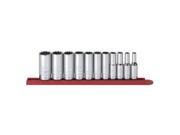 Gearwrench 80563 11 piece 3 8 Drive 12 point Deep SAE Socket Set